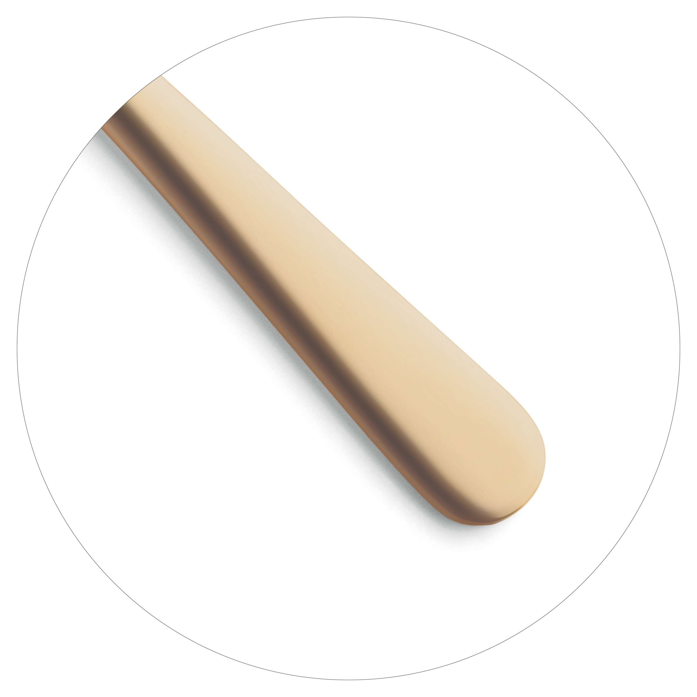 AUSTIN Longdrink-/Latte Macchiato Löffel Set 6-teilig PVD gold