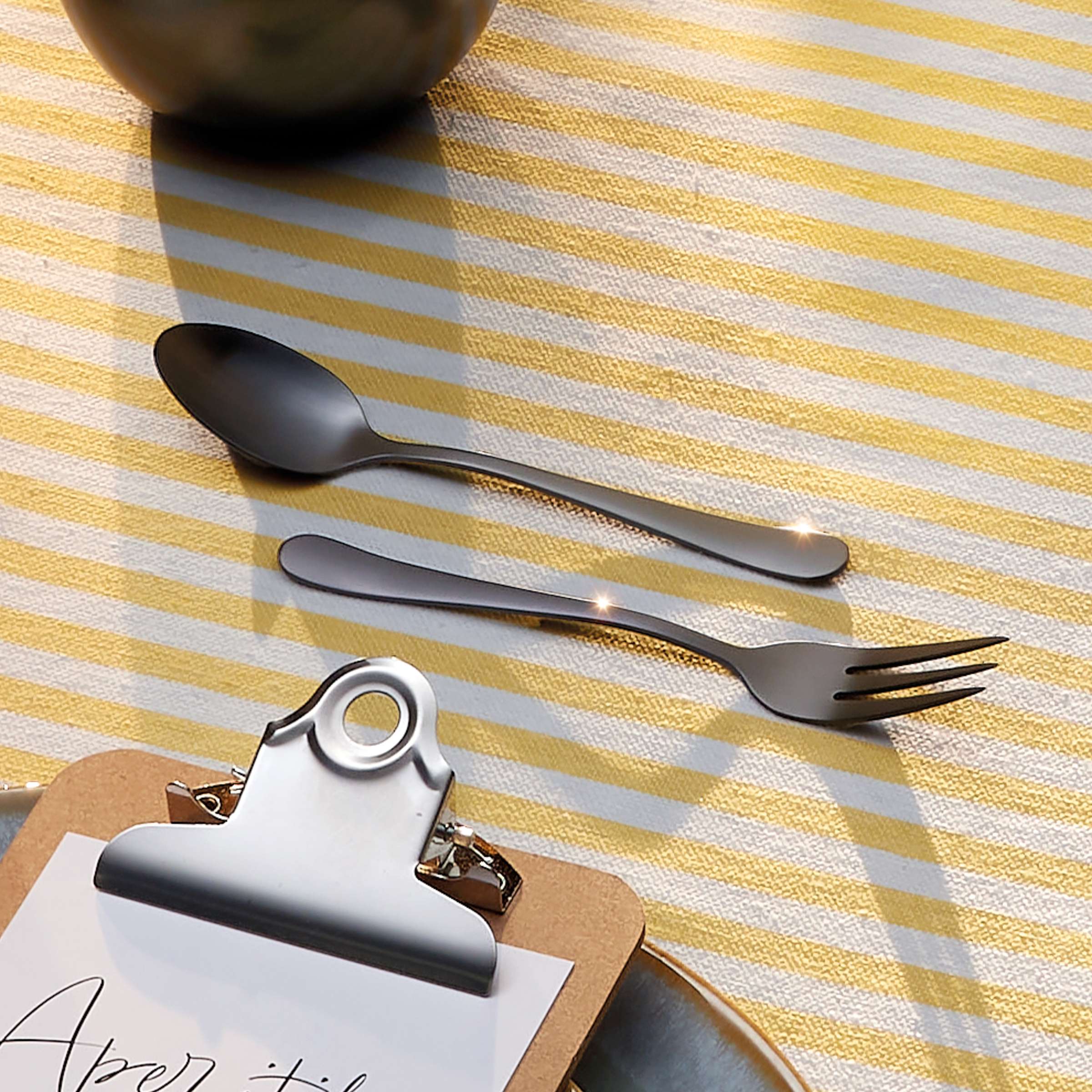 AUSTIN Besteckset 16-teilig PVD schwarz