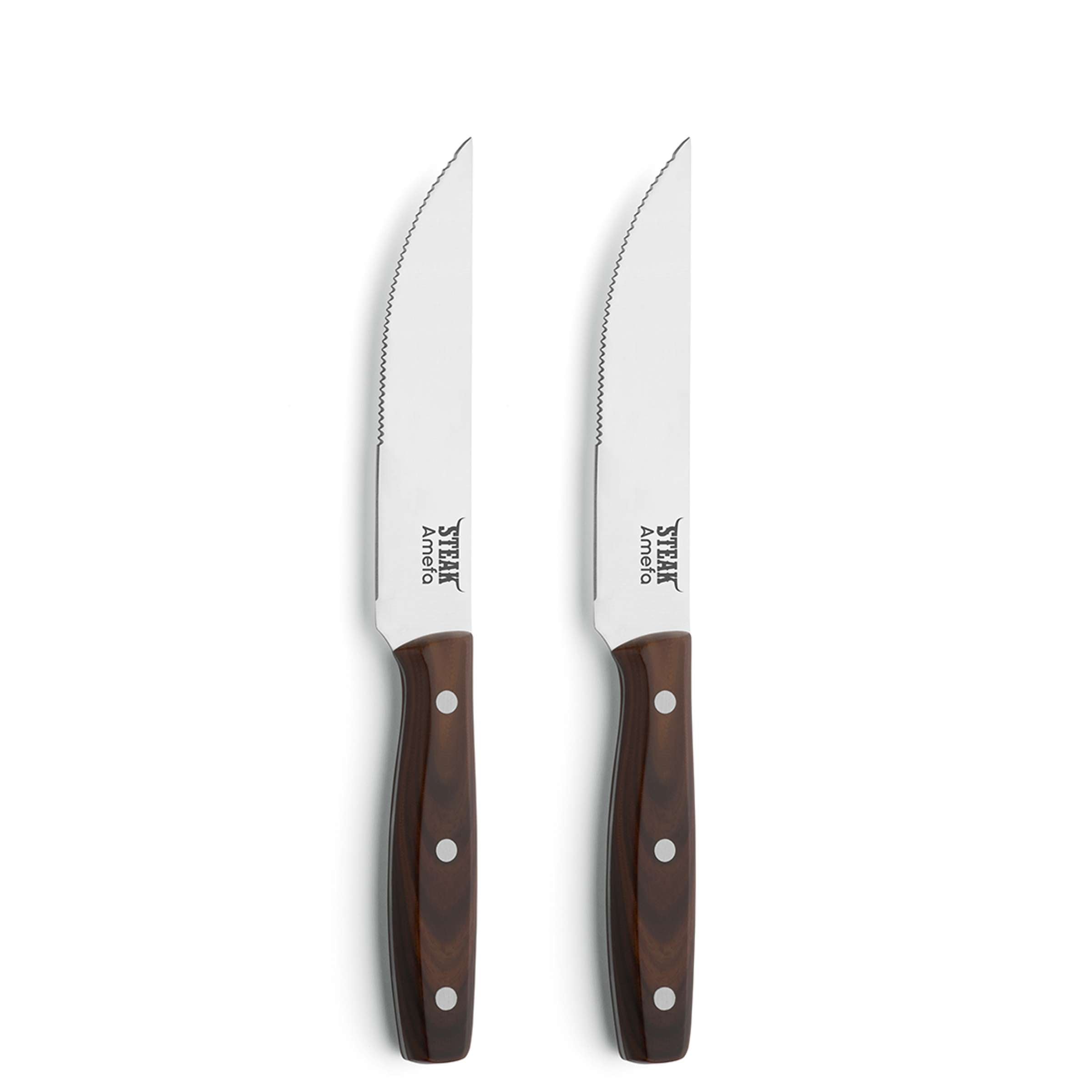 PORTERHOUSE Steakmesser Set 2-teilig holz