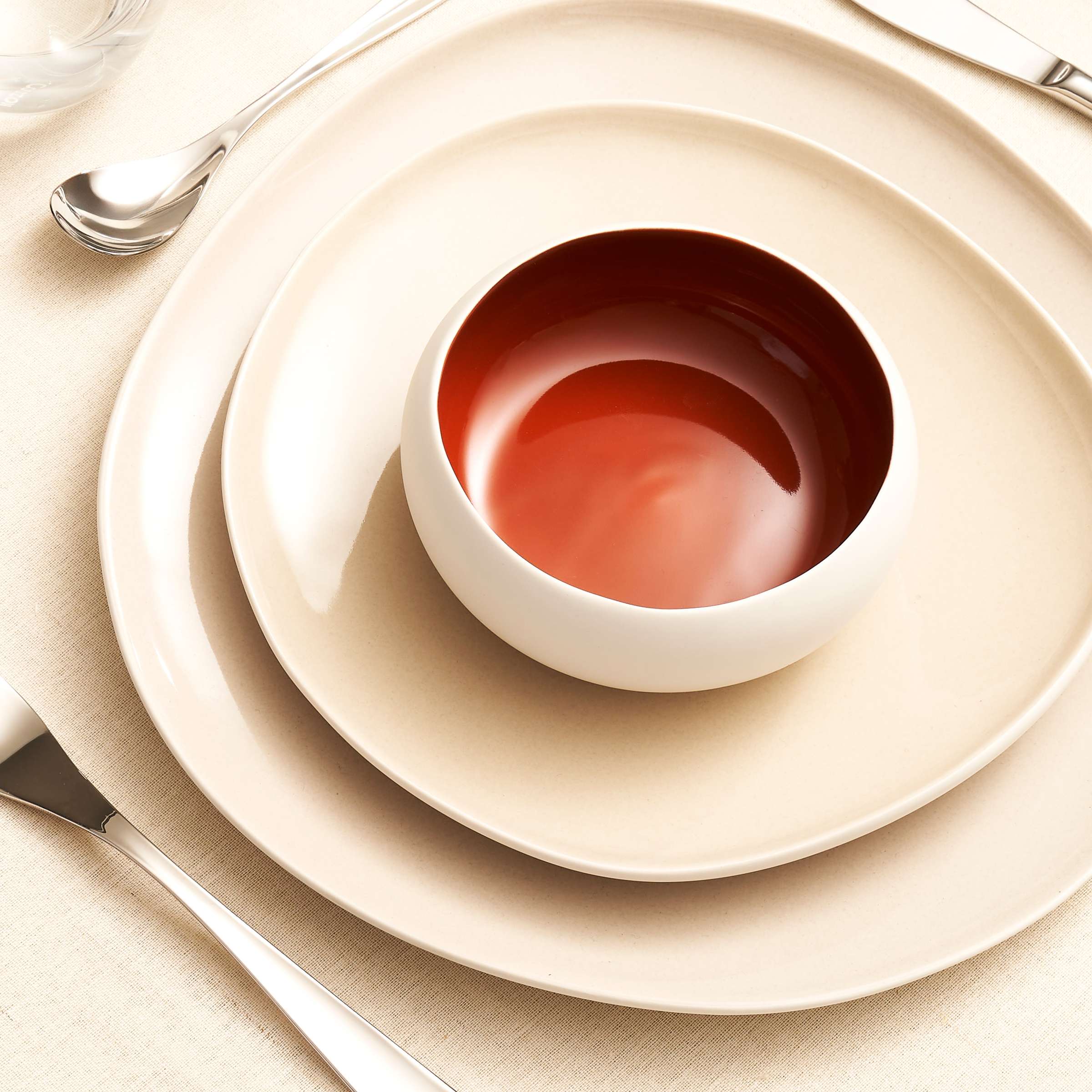 OSLO Schüssel rot 6 Stück