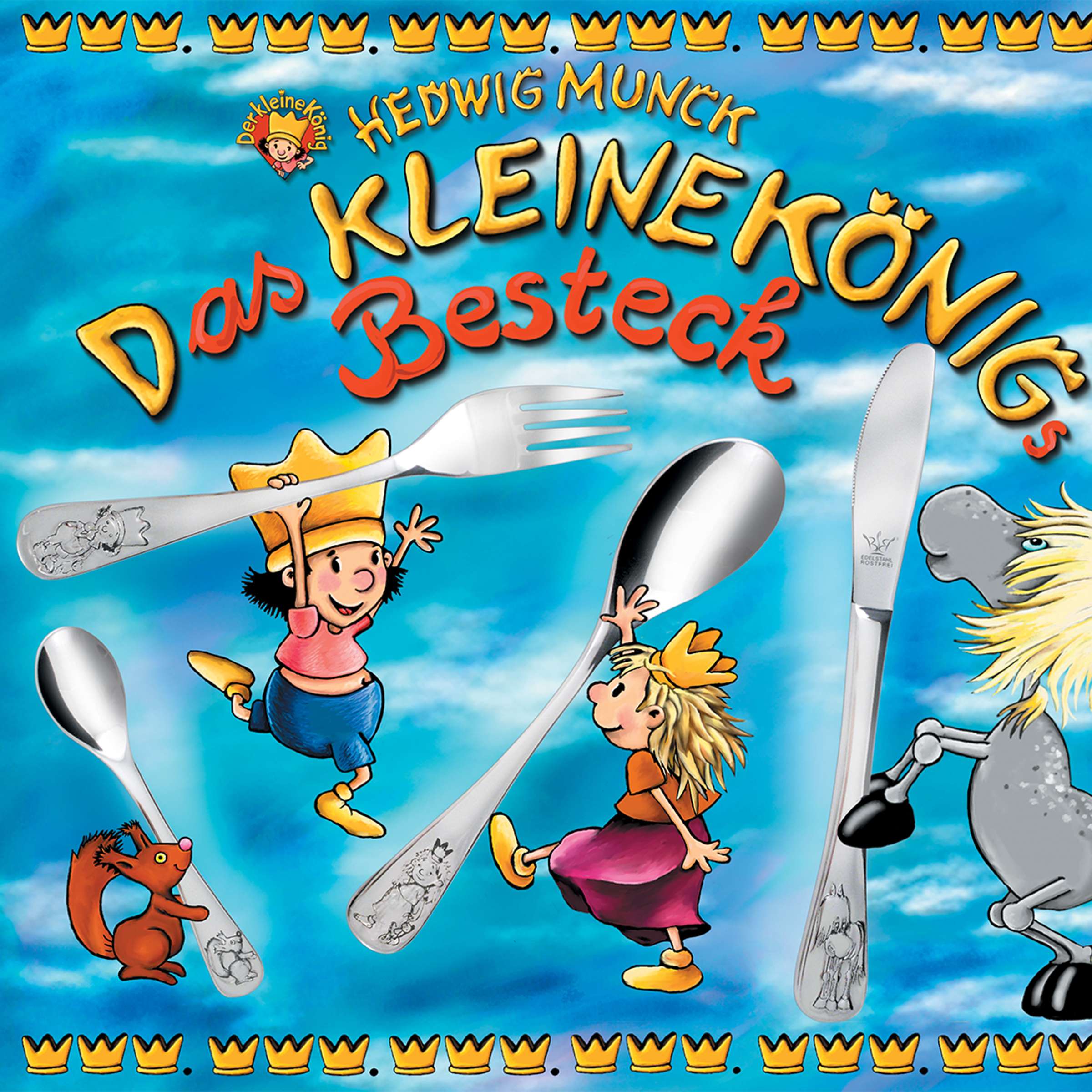 KLEINER KÖNIG Kinderbesteck Set 4-teilig