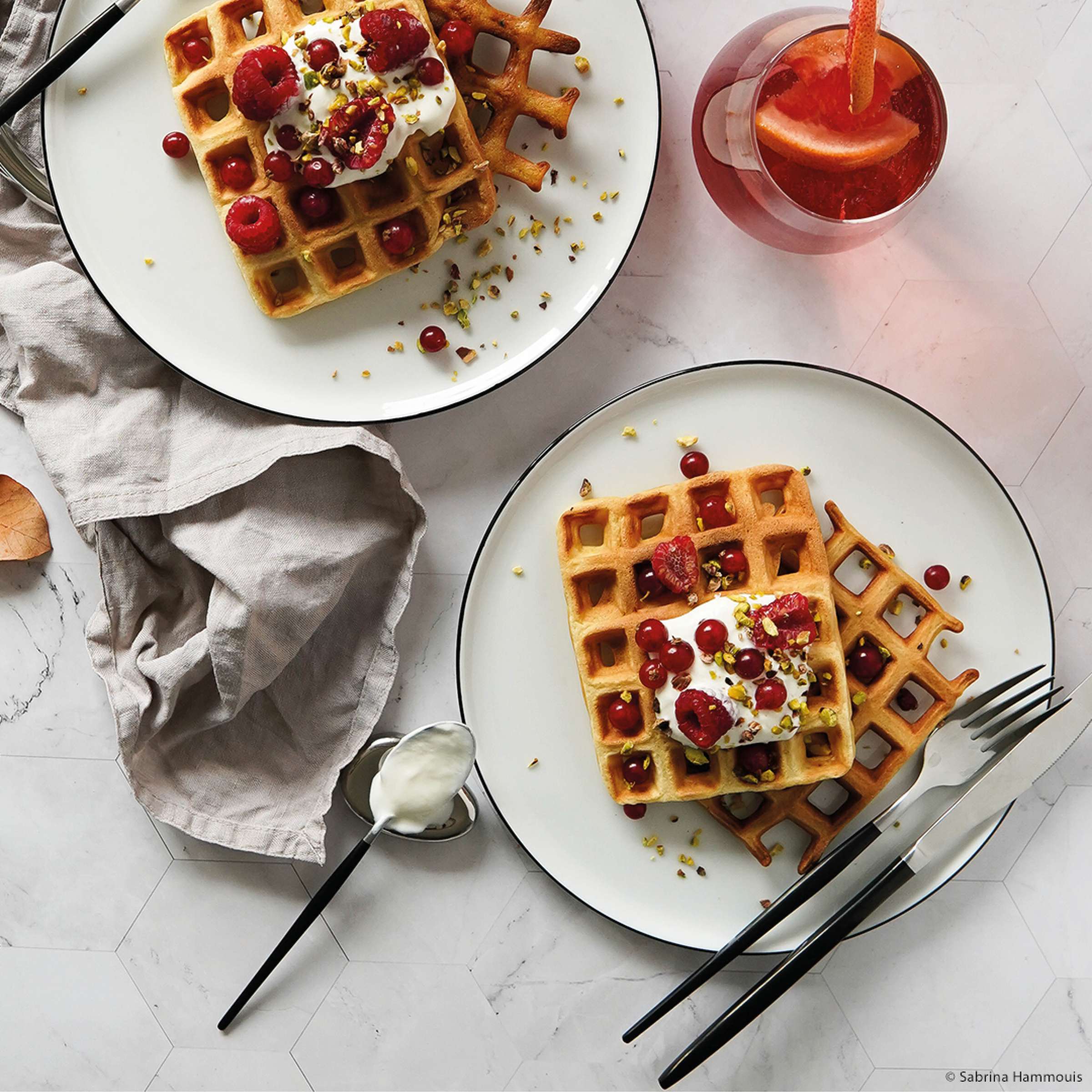 YAKA BLACK Dessertteller schwarz,weiß 6 Stück