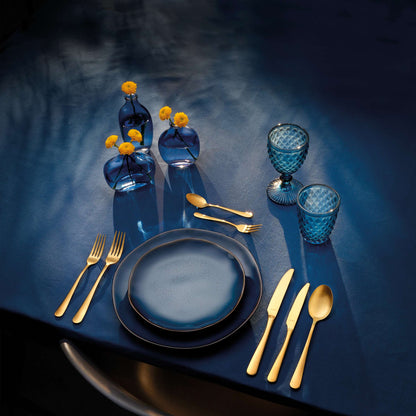 AUSTIN Longdrink-/Latte Macchiato Löffel Set 6-teilig PVD gold