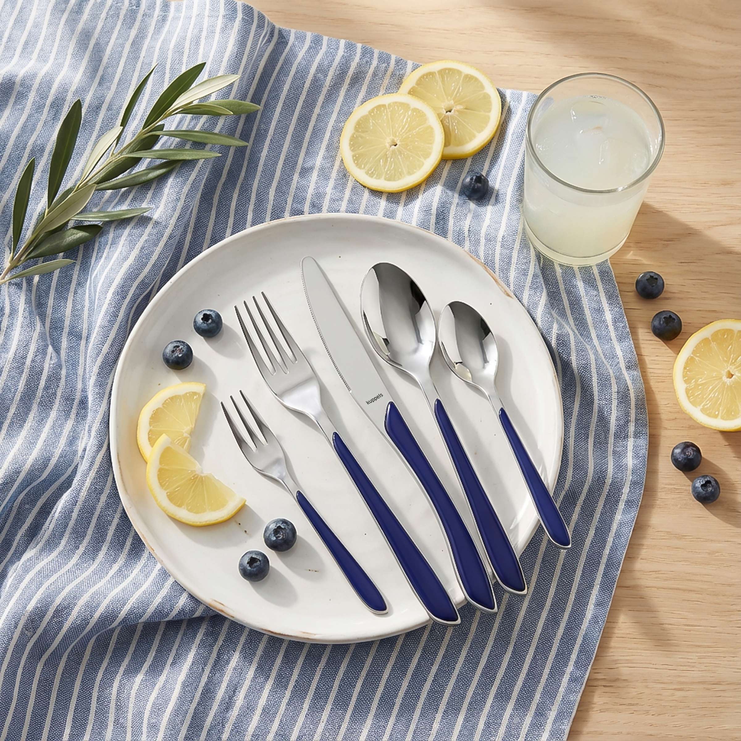 PRISMA Menügabel indigoblau