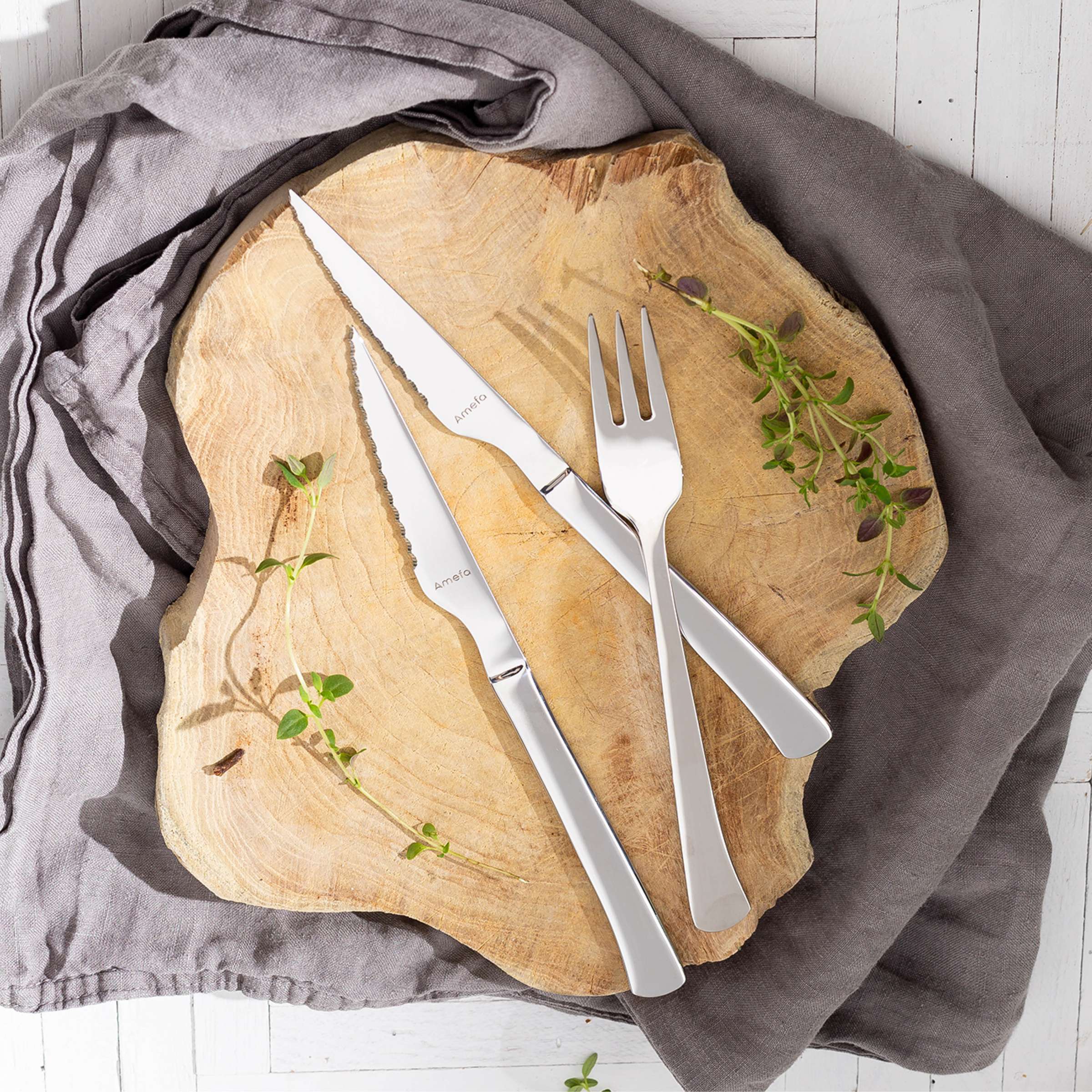 CHULETERO Steakbesteck Set 12-teilig