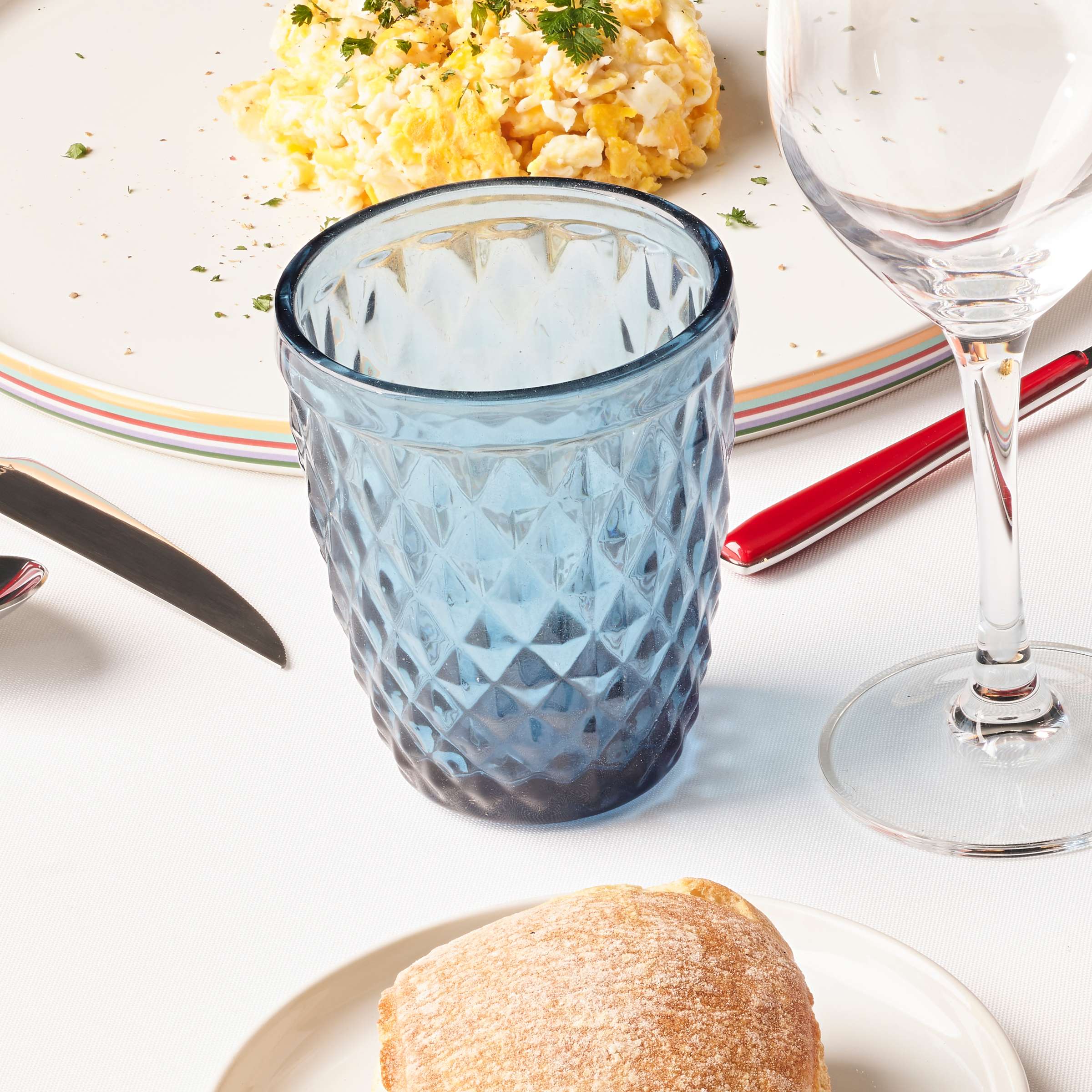 DIAMOND Trinkglas blau 6 Stück