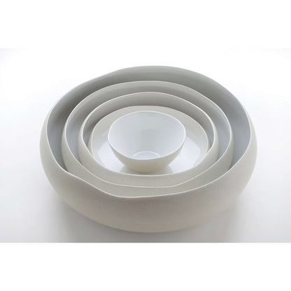 OSLO WHITE Schüssel mittel weiß