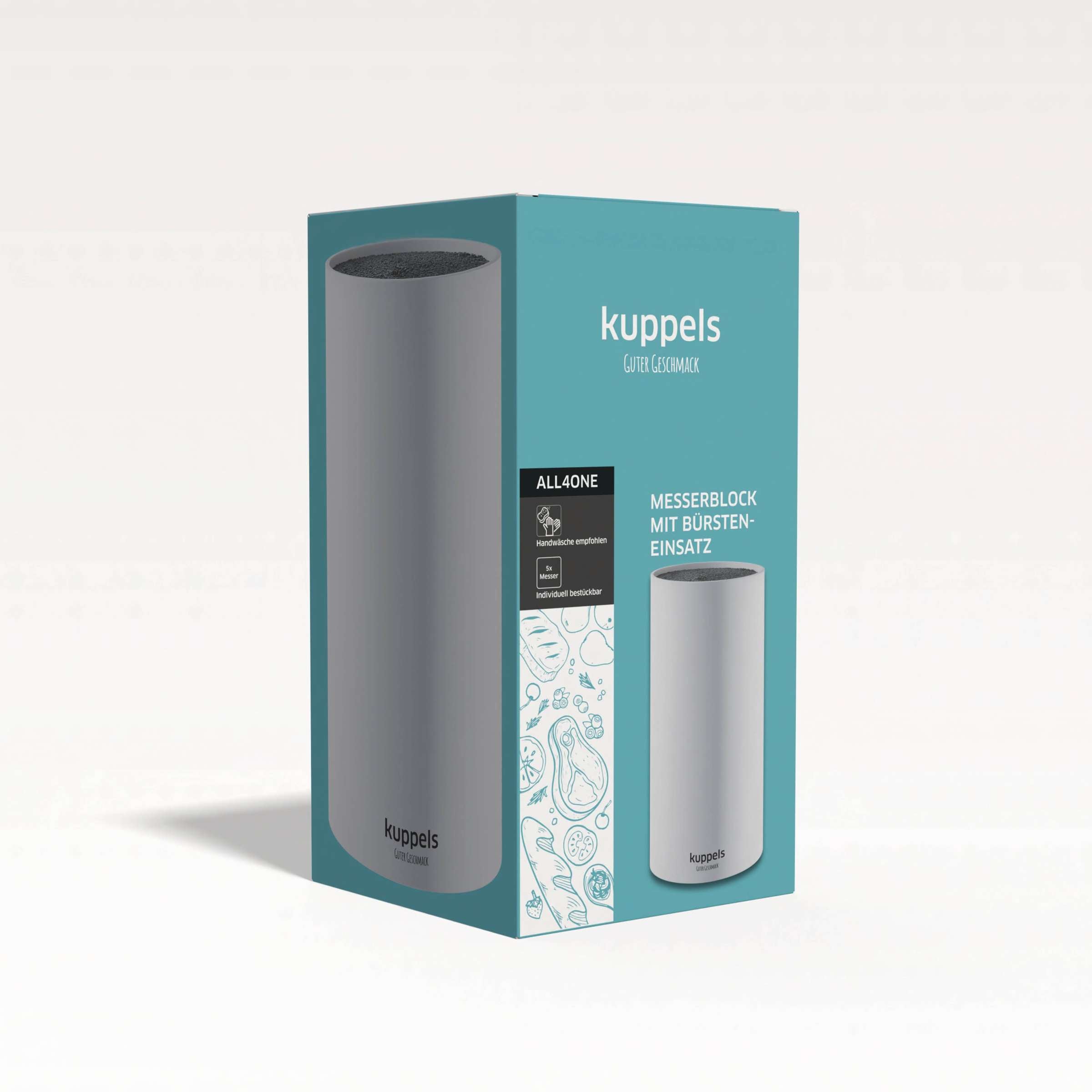 ALL4ONE Messerblock mit Borsteneinsatz