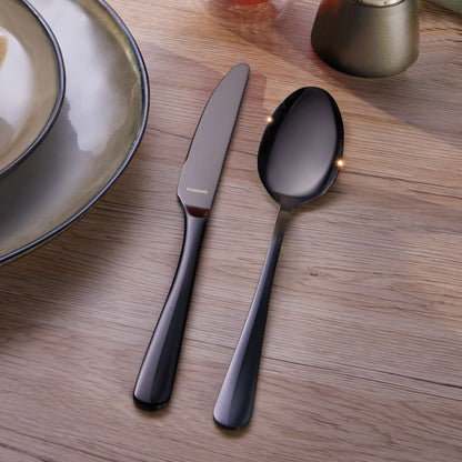 DELIA Besteckset 30-teilig PVD schwarz