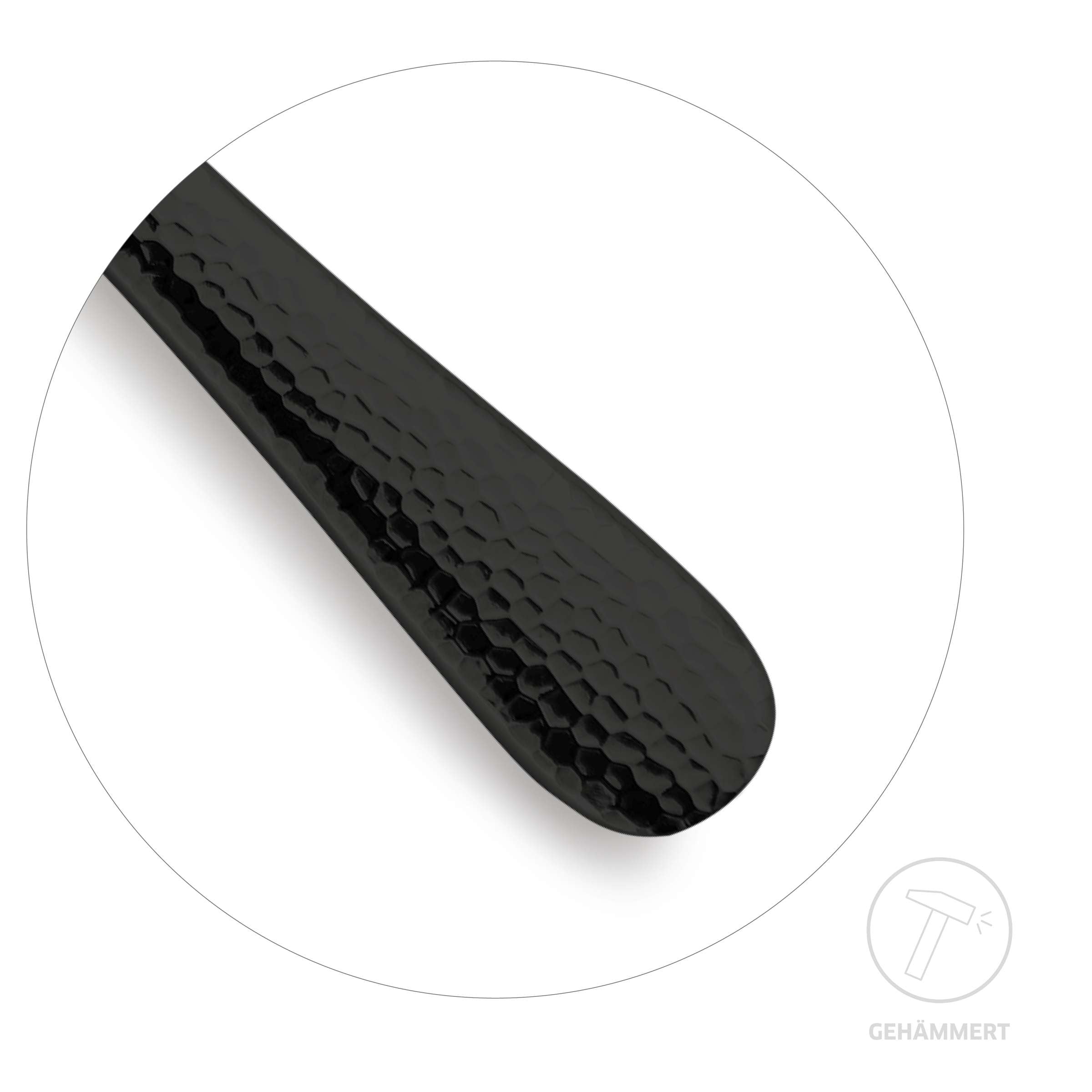 CRYSTAL Besteckset 30-teilig PVD schwarz