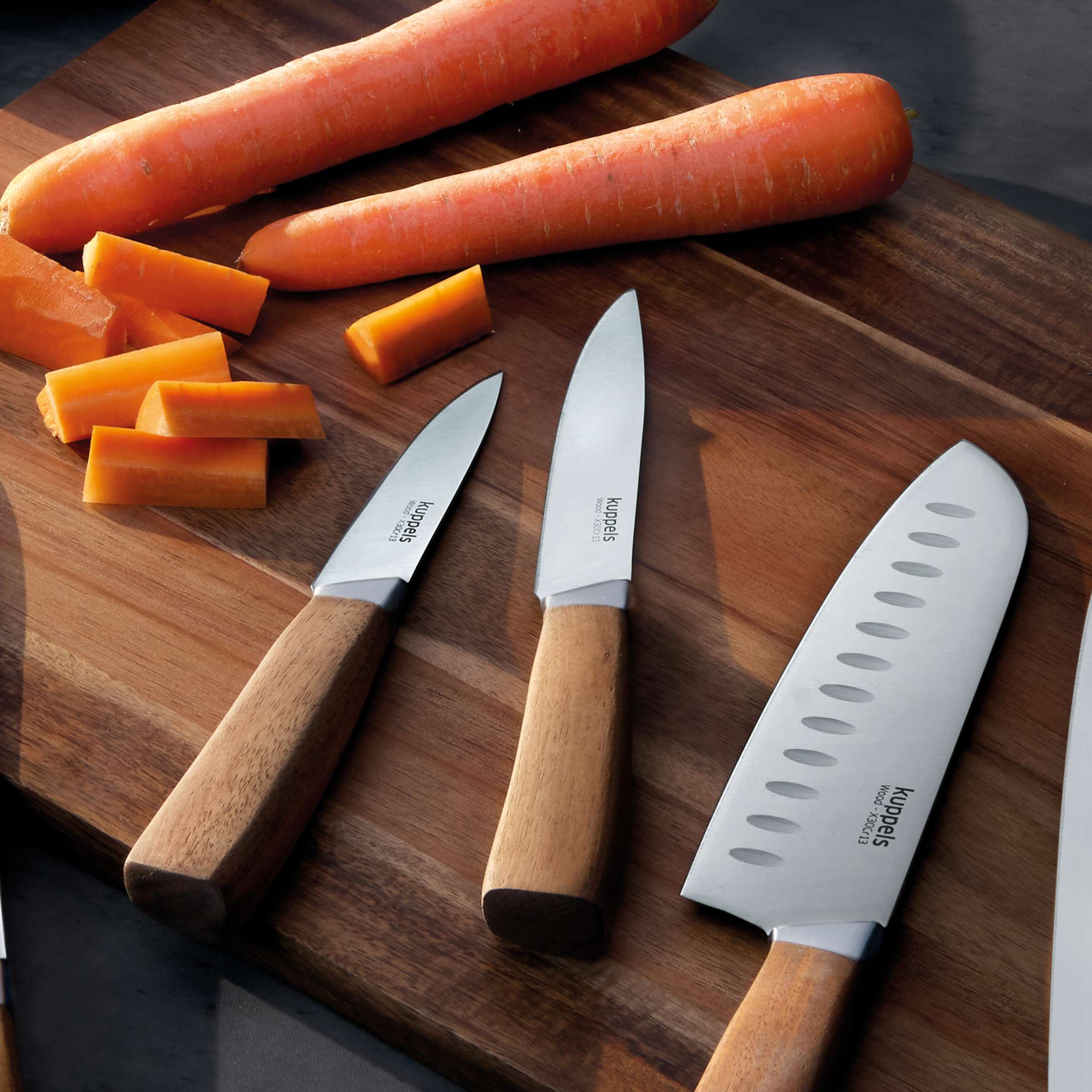 WOOD Küchenmesser 2-teilig
