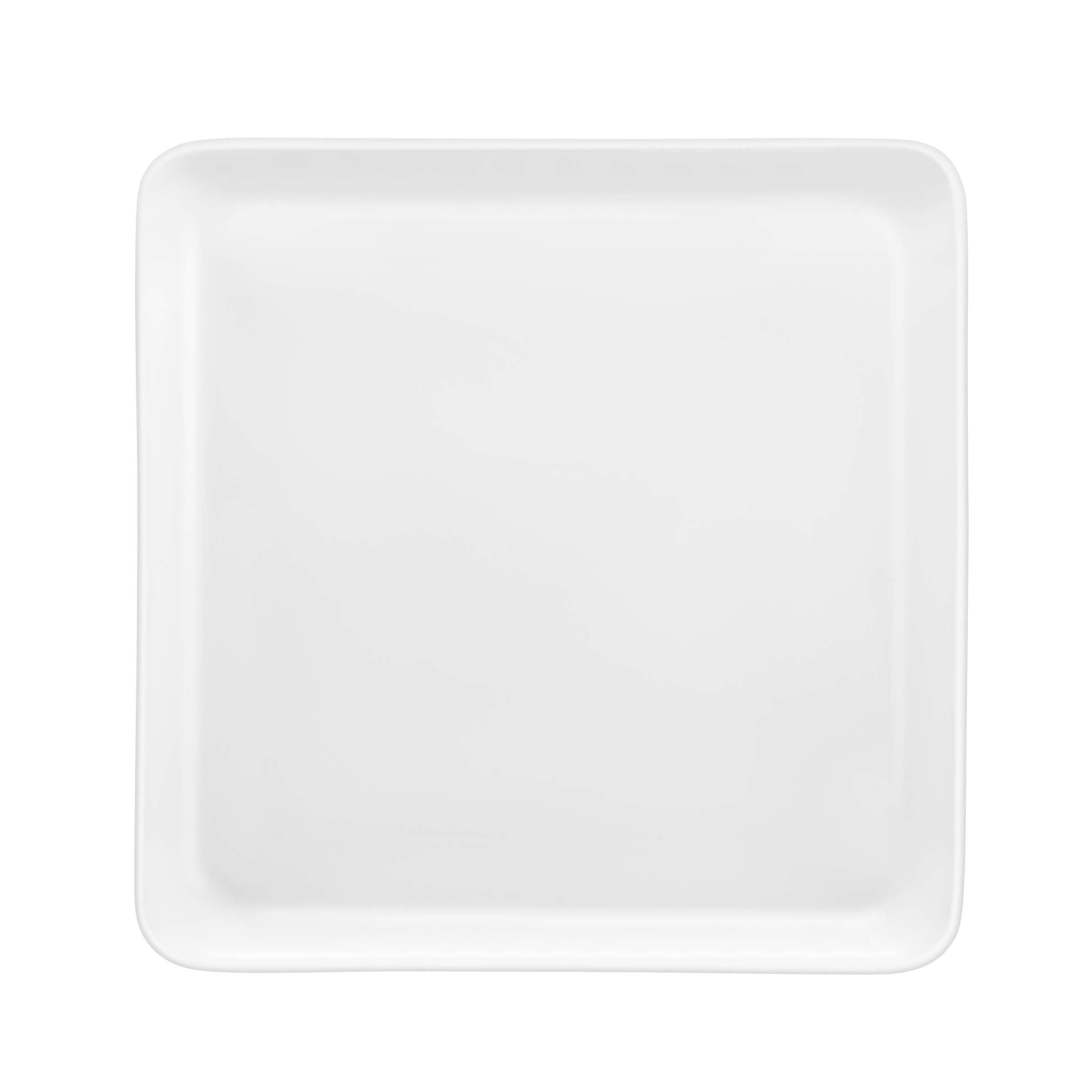 YAKA WHITE Speiseteller quadratisch, weiß 6 Stück