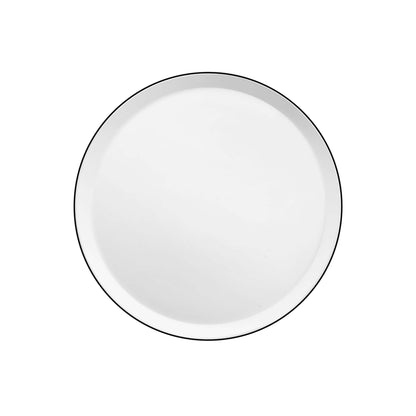 YAKA BLACK Dessertteller schwarz,weiß 6 Stück