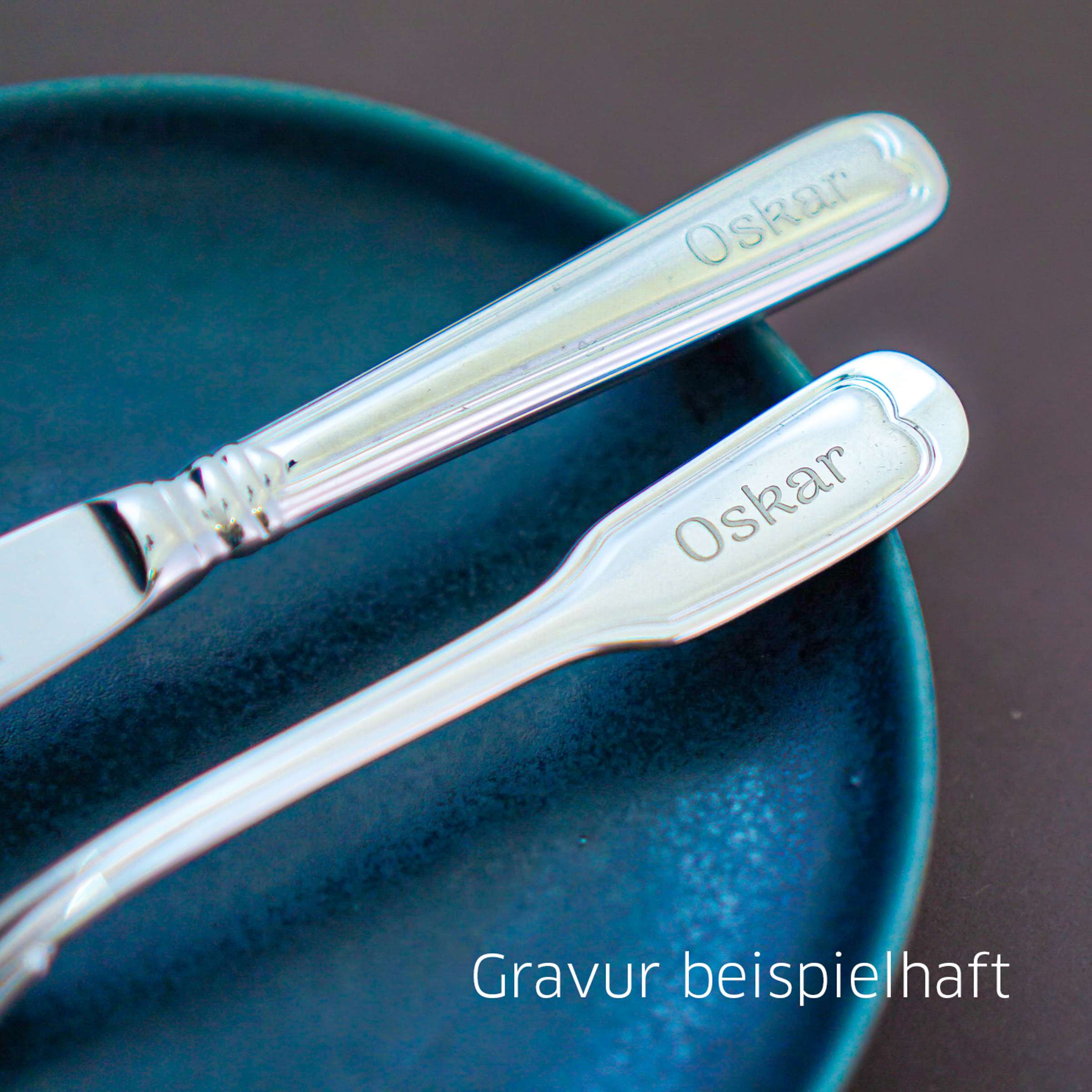 AUGSBURGER FADEN Kinderbesteck Set 4-teilig