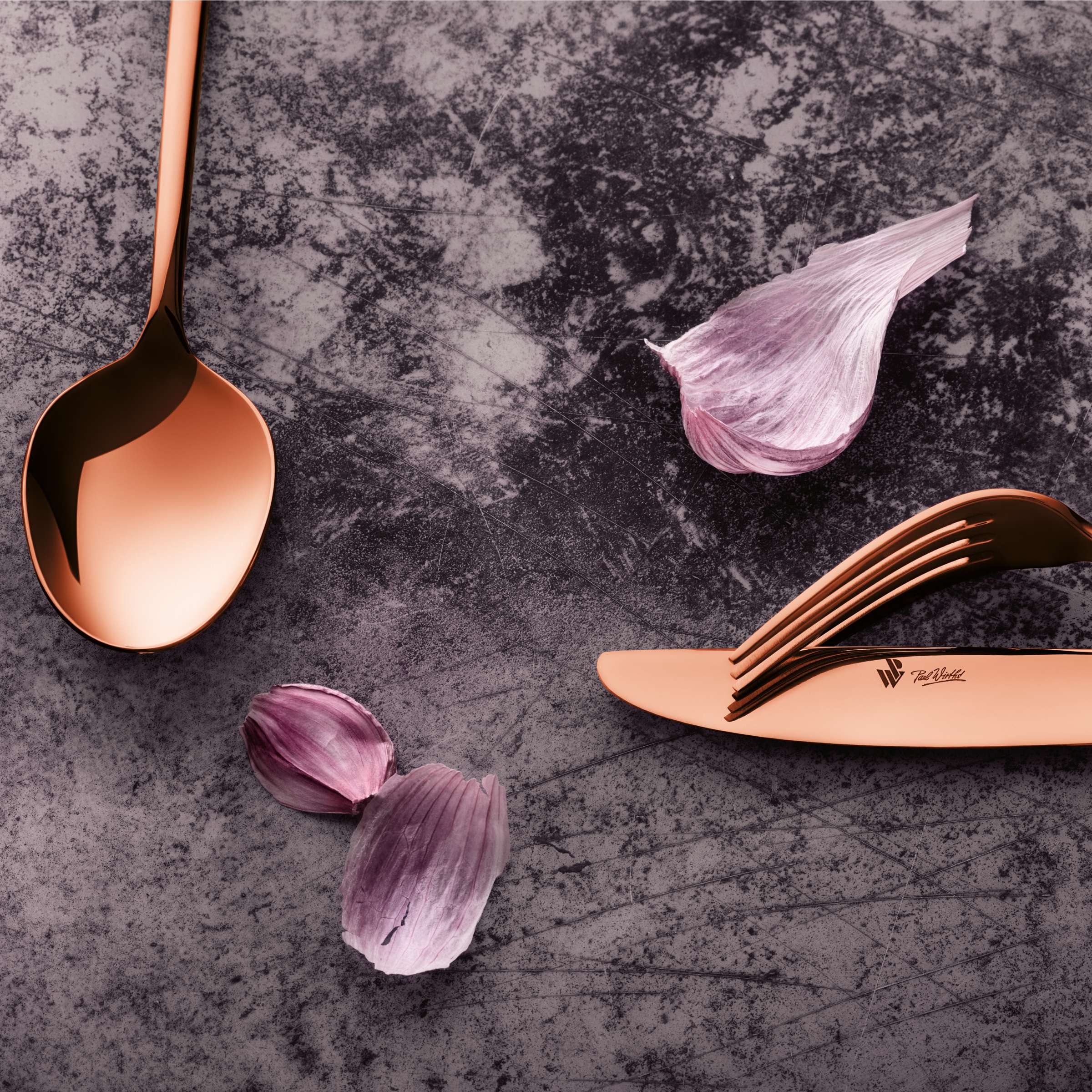 VIVENDI Besteckset 30-teilig PVD kupfer