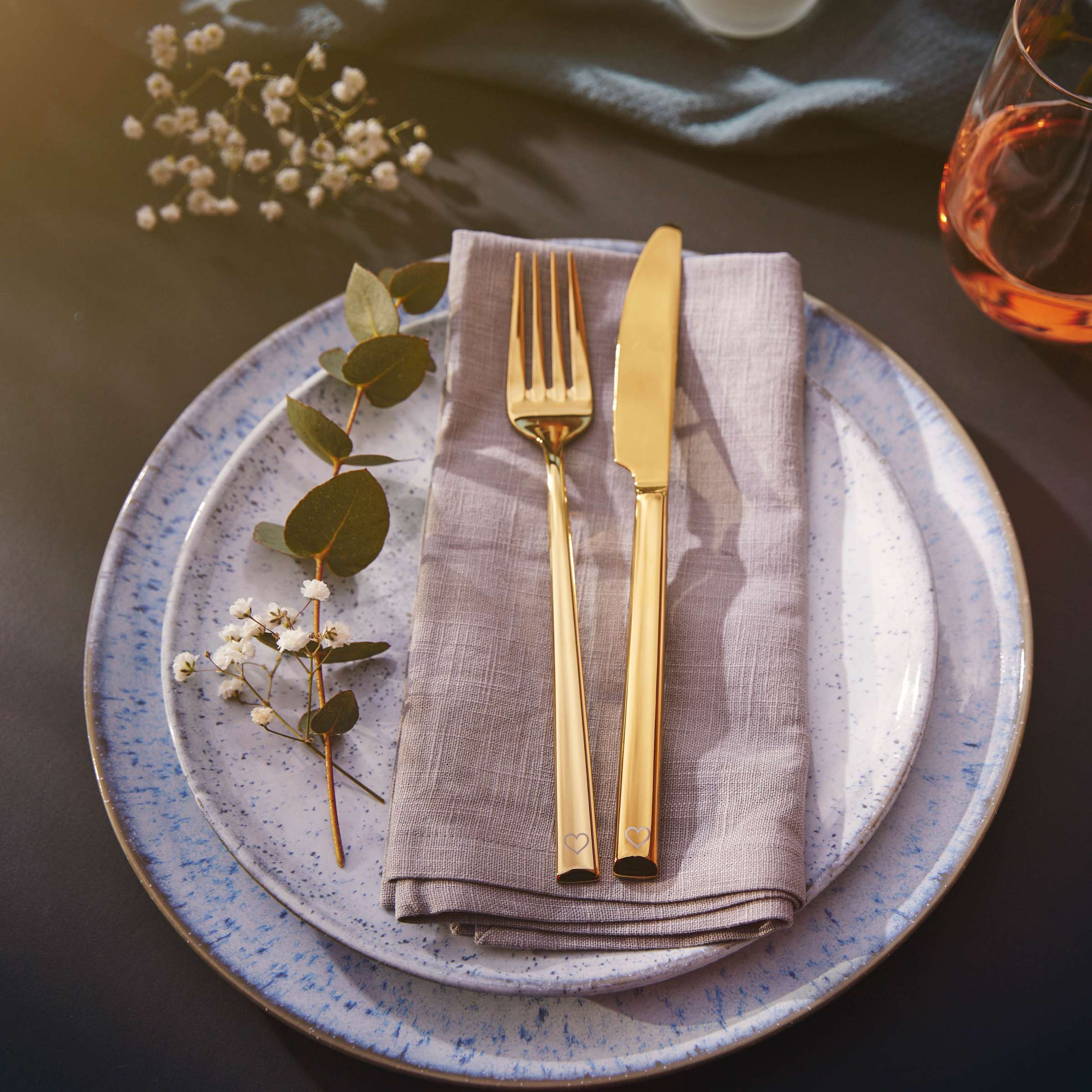 VIVENDI Kaffeelöffel PVD gold