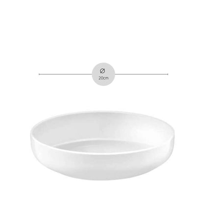 YAKA WHITE Salatteller weiß 6 Stück