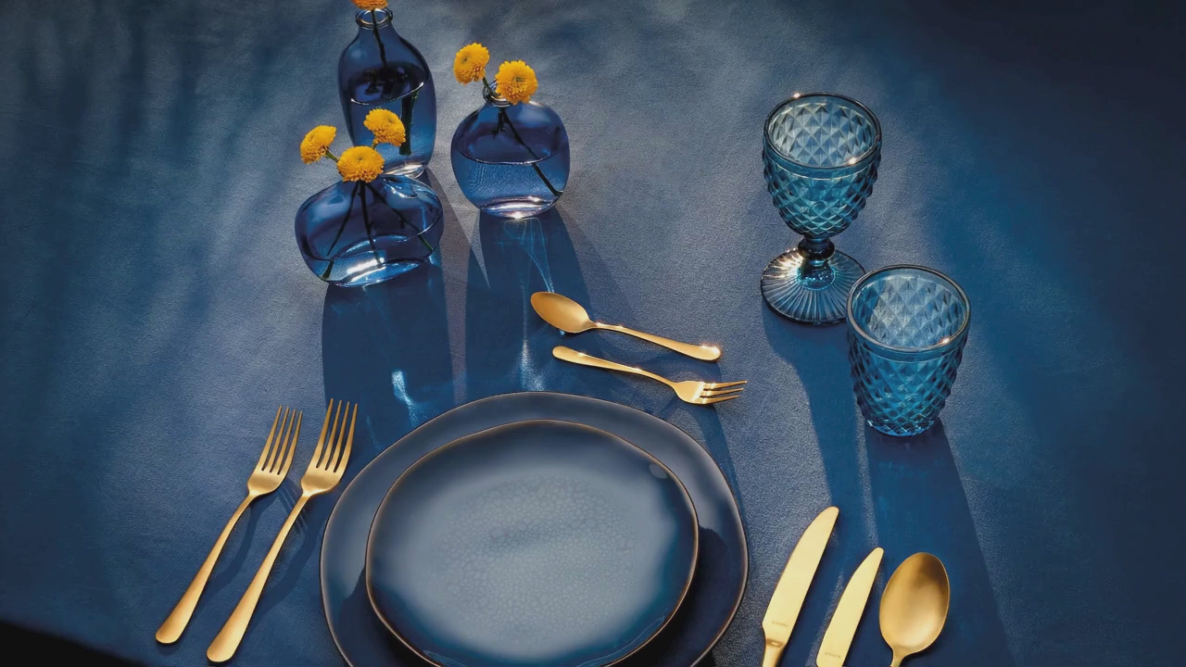 AUSTIN Longdrink-/Latte Macchiato Löffel Set 6-teilig PVD gold