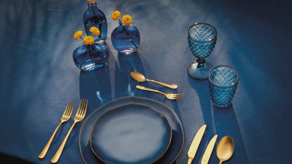 AUSTIN Longdrink-/Latte Macchiato Löffel Set 6-teilig PVD gold