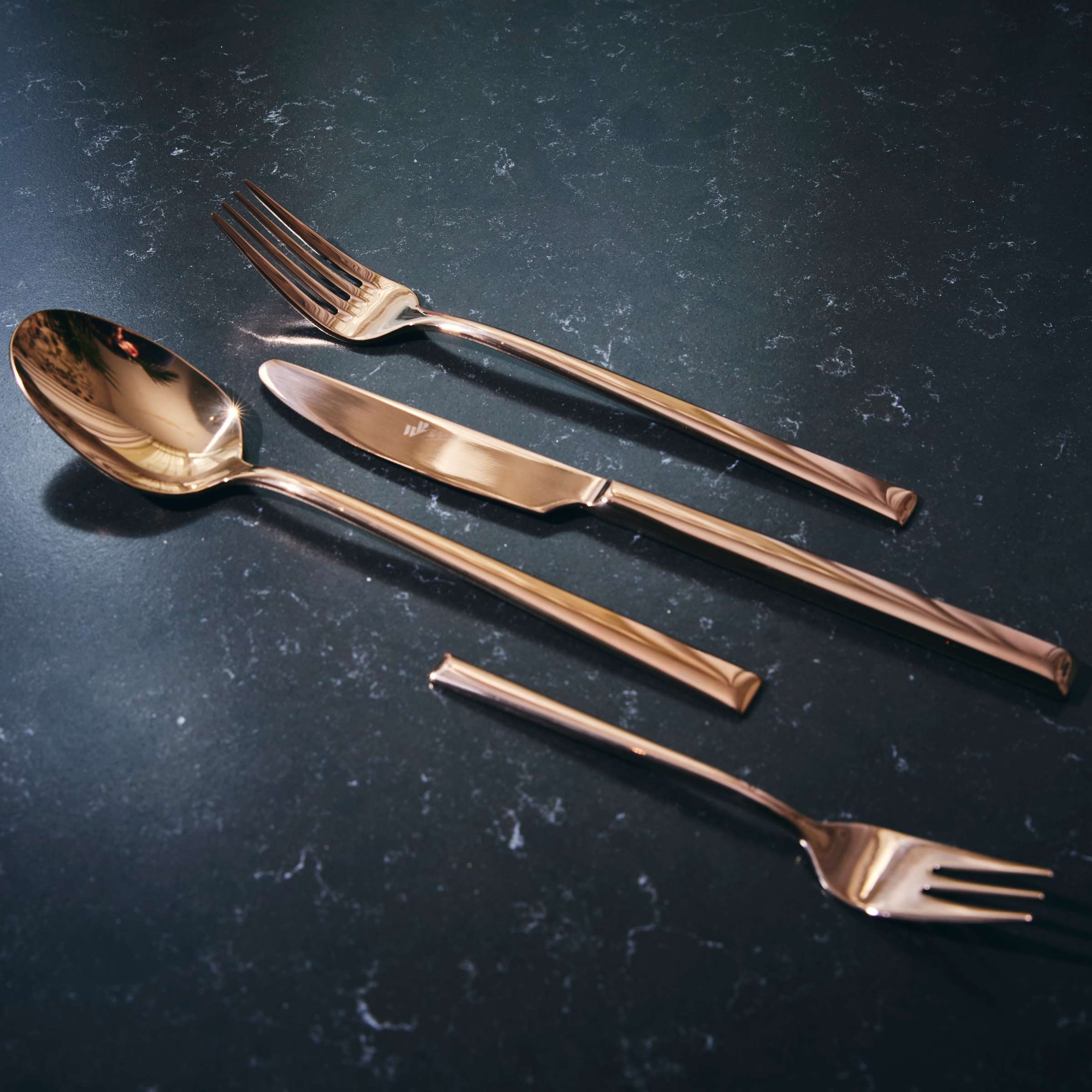 VIVENDI Besteckset 30-teilig PVD kupfer